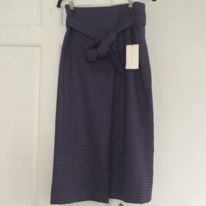 Zara Checkered Skirt